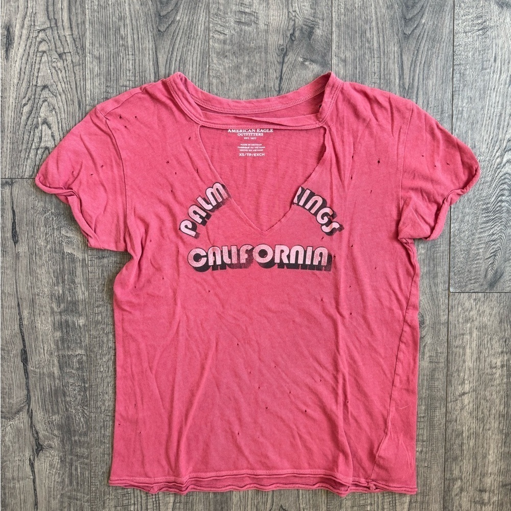 American Eagle Factory Distressed Tee- Size XS